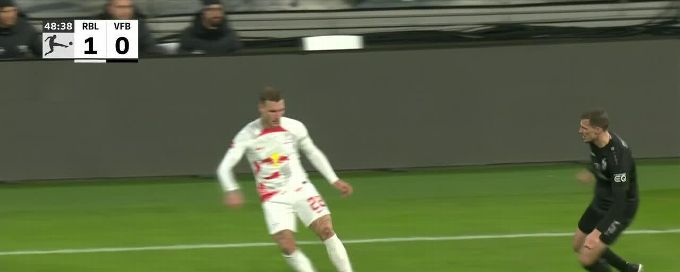 Dominik Szoboszlai goal 49th minute RB Leipzig 2-0 VfB Stuttgart