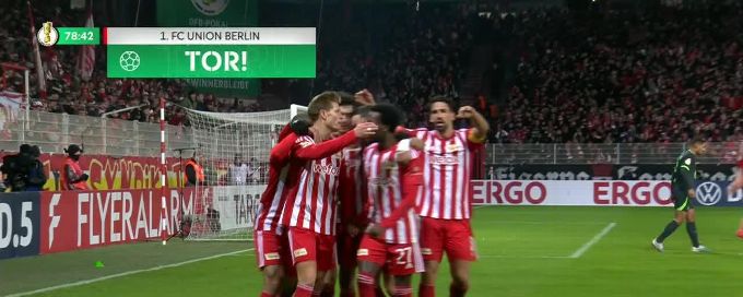 Kevin Behrens goal 79th minute FC Union Berlin 2-1 VfL Wolfsburg