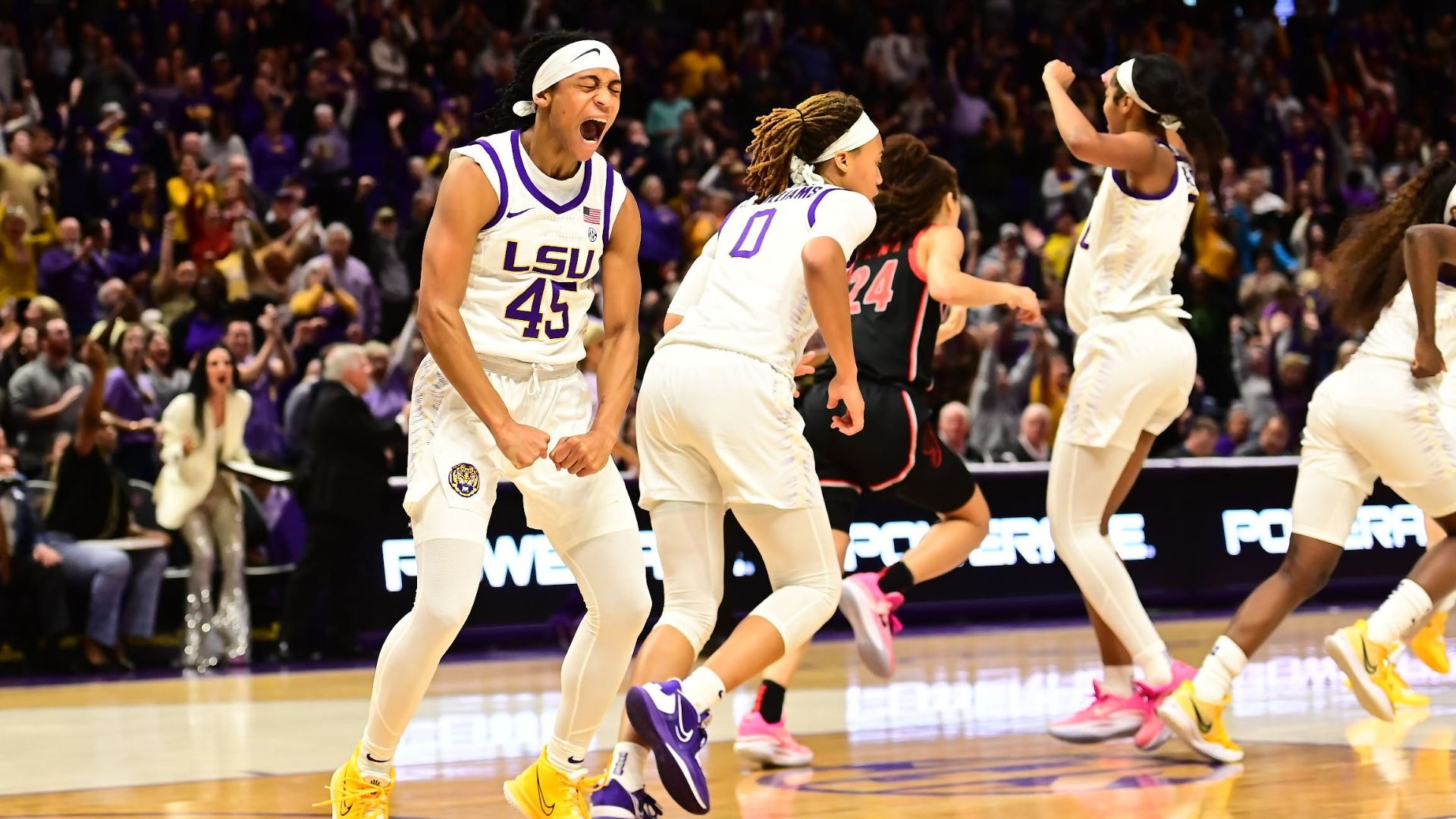 No. 3 LSU stays undefeated after OT thriller vs. UGA
