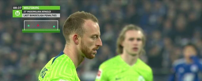 Maximilian Arnold misses penalty vs. Schalke 04