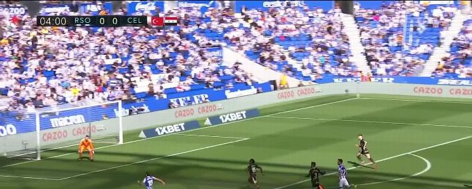 Late own goal earns Celta Vigo a draw at Real Sociedad