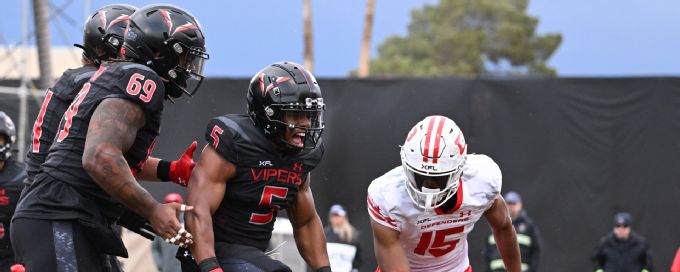 Vipers capitalize with rushing TD following strip sack