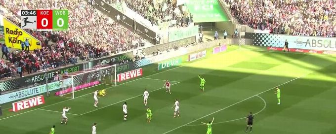 Wolfsburg beat Koln 2-0