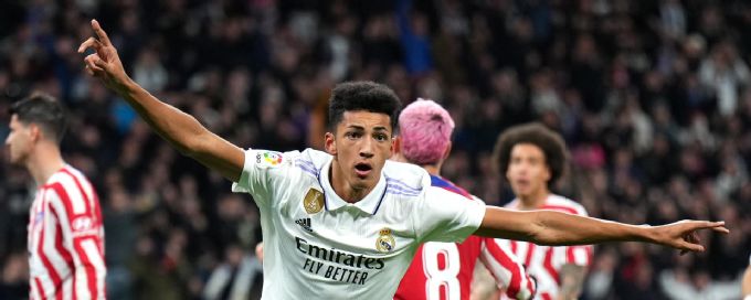 Real Madrid rescues a draw against 10-men Atleti