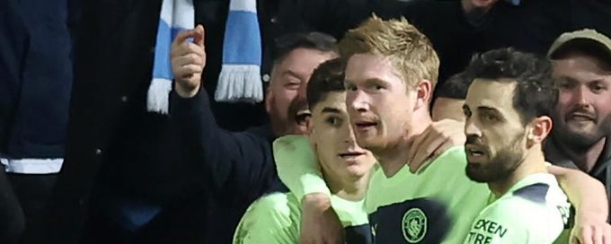 De Bruyne completes Man City win in FA Cup