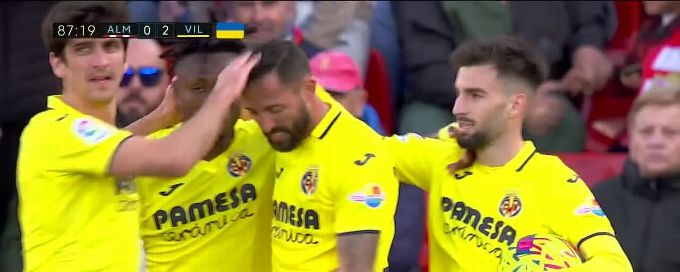 José Luis Morales goal 88th minute Almería 0-2 Villarreal