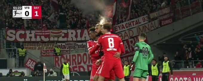 Eric Maxim Choupo-Moting goal 62nd minute VfB Stuttgart 0-2 Bayern Munich