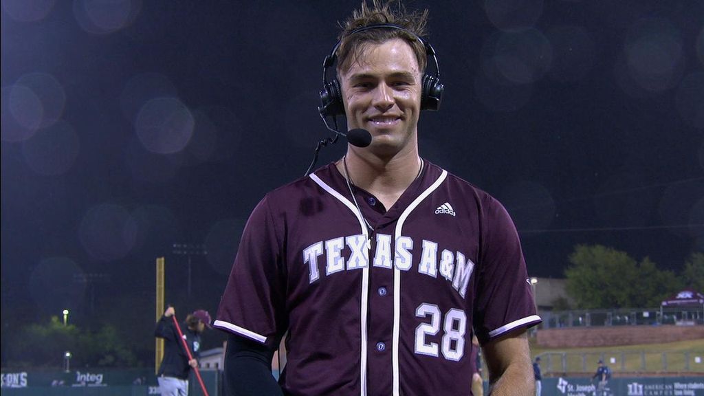 Aggies' Werner discusses key homer to down Owls