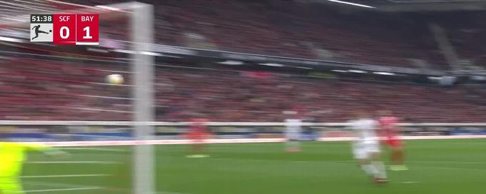 Matthijs de Ligt goal 51st minute SC Freiburg 0-1 Bayern Munich