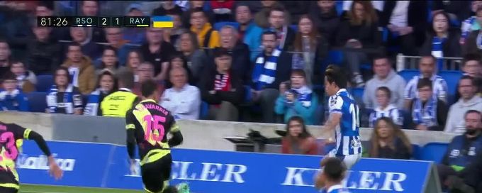 Real Sociedad scores off own goal from Florian Lejeune