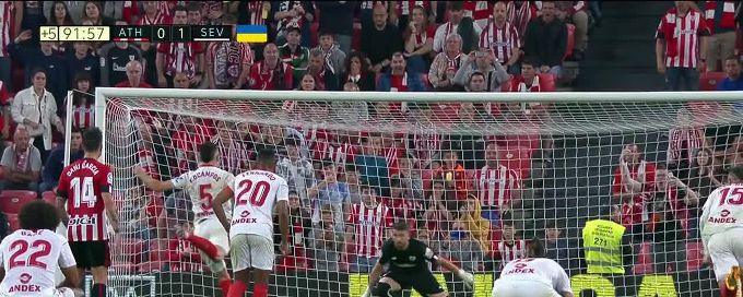 Lucas Ocampos scores stoppage-time penalty to win it for Sevilla