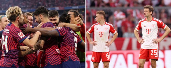 Bayern lose hold on title race with 3-1 loss to RB Leipzig