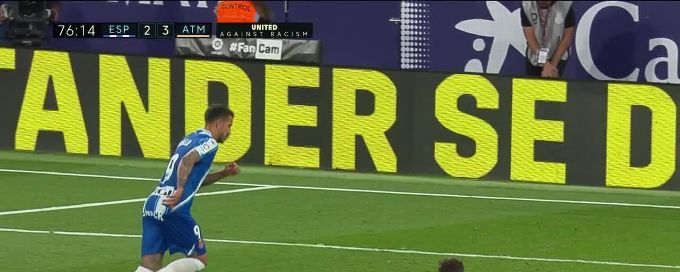 Joselu scores penalty goal vs. Atletico Madrid
