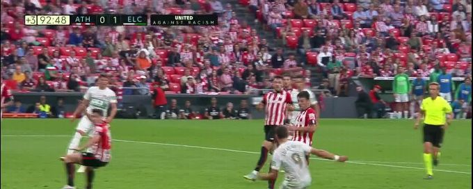 Lucas Boyé goal 92nd minute Athletic Bilbao 0-1 Elche