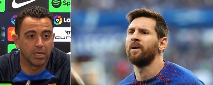Xavi teases Messi's return to Barcelona