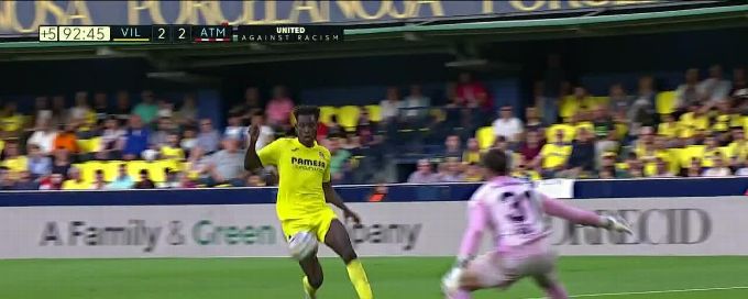Jorge Pascual Medina goal 92nd minute Villarreal 2-2 Atletico Madrid
