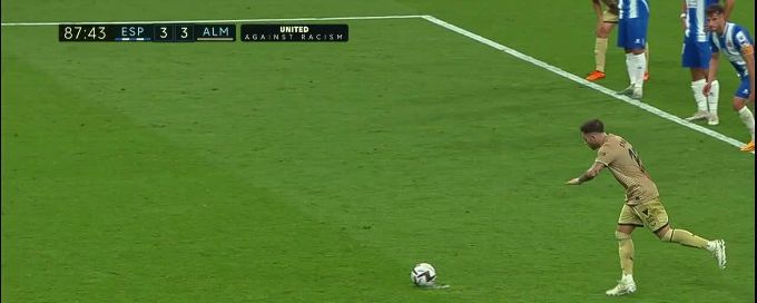 Adrián Embarba slots home penalty goal vs. Espanyol