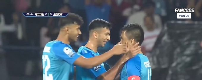 Chhetri's hat-trick floors Pakistan (Courtesy: FanCode)