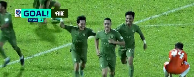 Sabah win seven-goal thriller in dramatic fashion