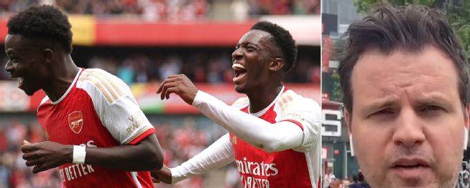 Arsenal beat Forest in 'frantic finale' at Emirates