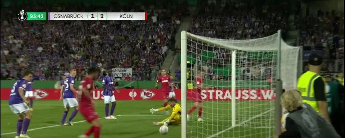Sargis Adamyan goal 93rd minute VfL Osnabruck 1-2 FC Cologne