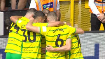 Josh Sargent's header gives Norwich City a 2-0 lead