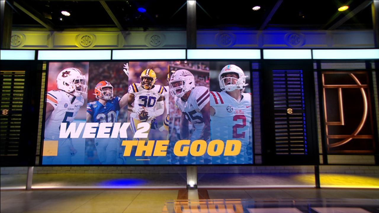 The Good from Week 2: Plenty to see from the SEC