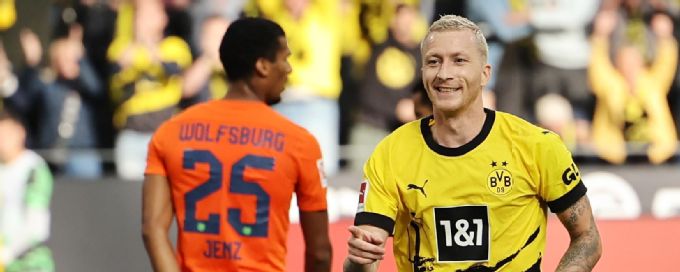 Reus goal hands Dortmund nervous 1-0 win over Wolfsburg