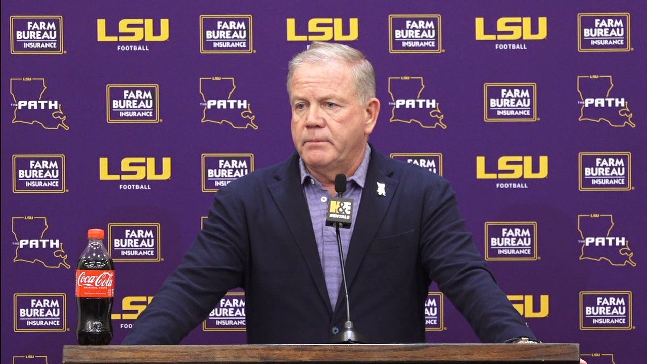 No. 13 LSU's Kelly previews rivalry matchup with Rebels