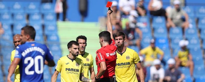 10-man Villarreal get a goalless draw vs. Getafe