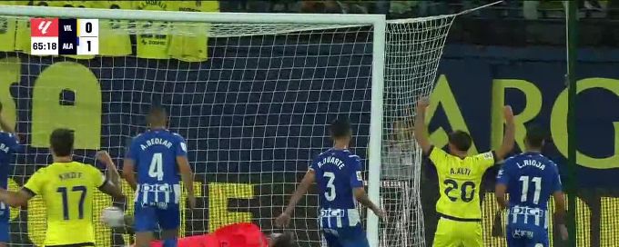 Gerard Moreno with a Penalty Goal vs. Alavés