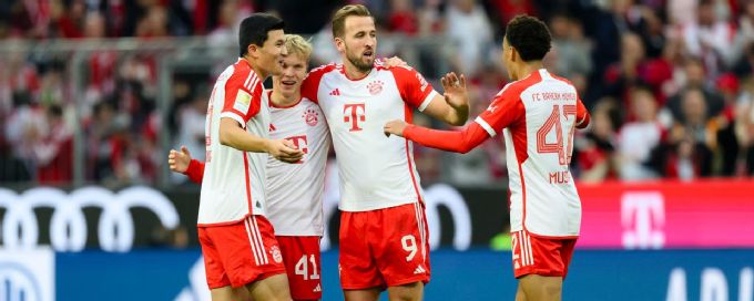 Bayern Munich put up 8 second-half goals in epic win