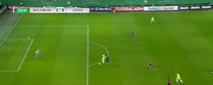 Vaclav Cerny with a Goal vs. RB Leipzig