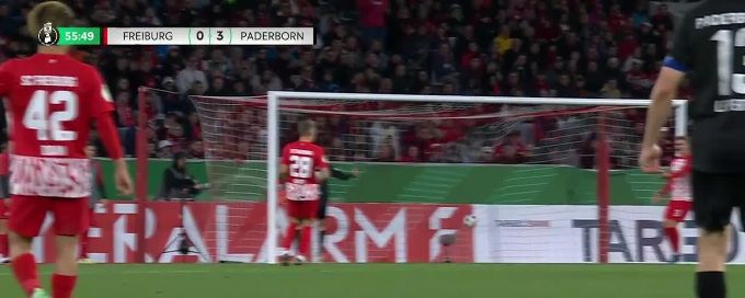 Filip Bilbija with a Goal vs. SC Freiburg
