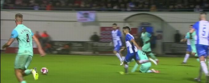 Abdón Prats gets hat trick vs. CD Boiro