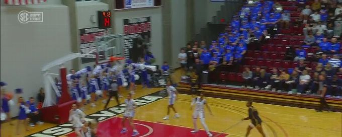 Jaileyah Cotton nails it from behind the arc