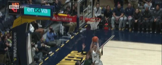 Kylee Blacksten with a 2 Pt vs. Loyola Maryland Greyhounds