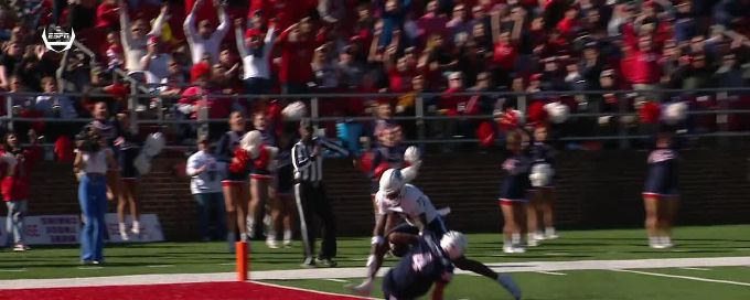 CJ Daniels makes an outstanding grab for a Liberty TD
