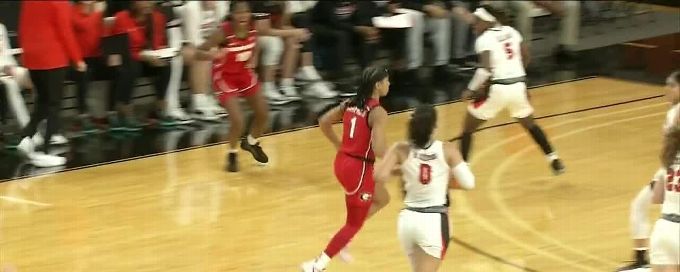 Chloe Chapman scores and draws the foul