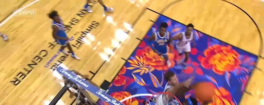 Adem Bona rocks the rim with powerful flush