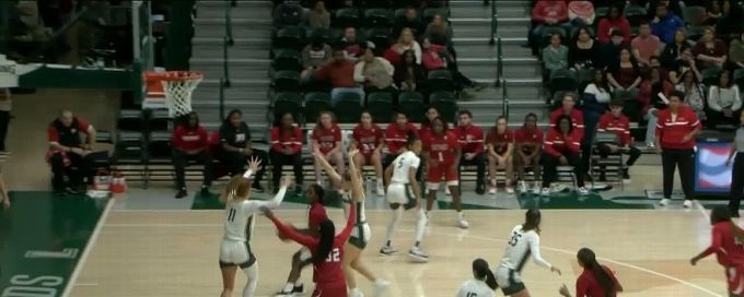 Lex Therien rises to block the shot