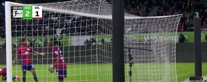 Rogério with a Goal vs. RB Leipzig
