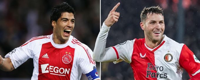 Is Santi Gimenez following Luis Suarez's footsteps in the Eredivisie?