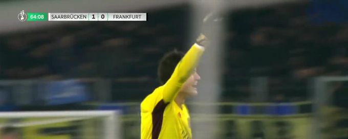 Kai Brunker with a Goal vs. Eintracht Frankfurt