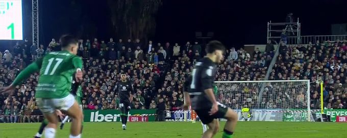 Borja Iglesias goal Villanovense 1-2 Real Betis