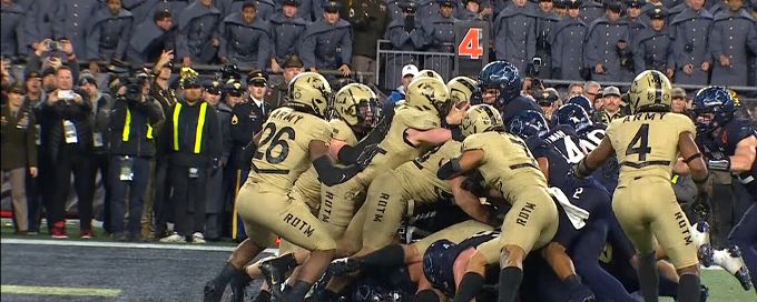 Army's defense makes a game-winning stop vs. Navy