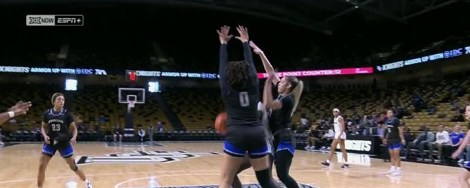 Achol Akot finishes through contact