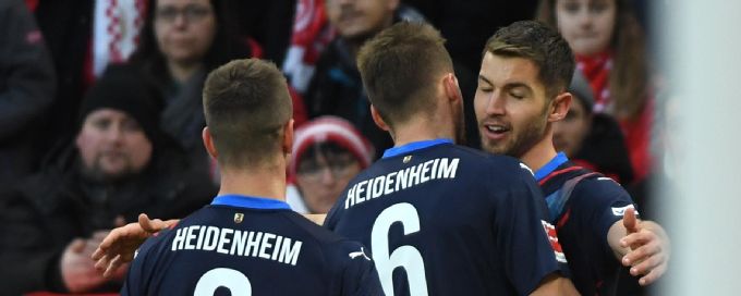 Heidenheim hold off Mainz to clinch narrow victory