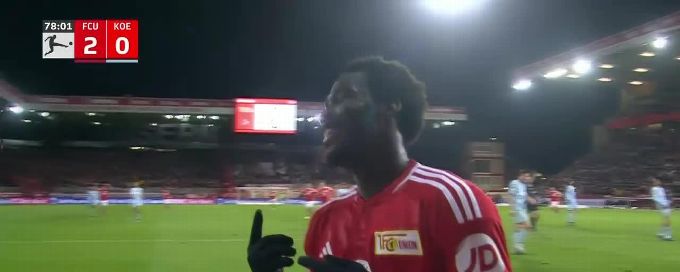 David Datro Fofana gets on the scoresheet for FC Union Berlin