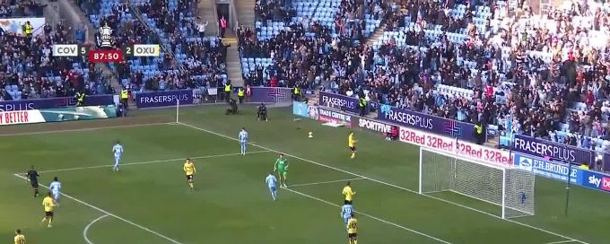Coventry hit Oxford for 6 in FA Cup